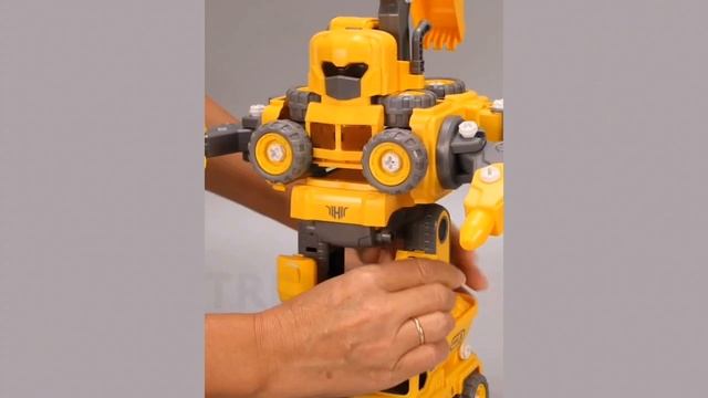 Робот трансформер c отверткой машинки 5в1 для мальчика TrendToys