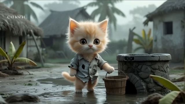 All Alone In The Sea - Tiny Kitten Don't Know What Gonna Happen With Him #catvid