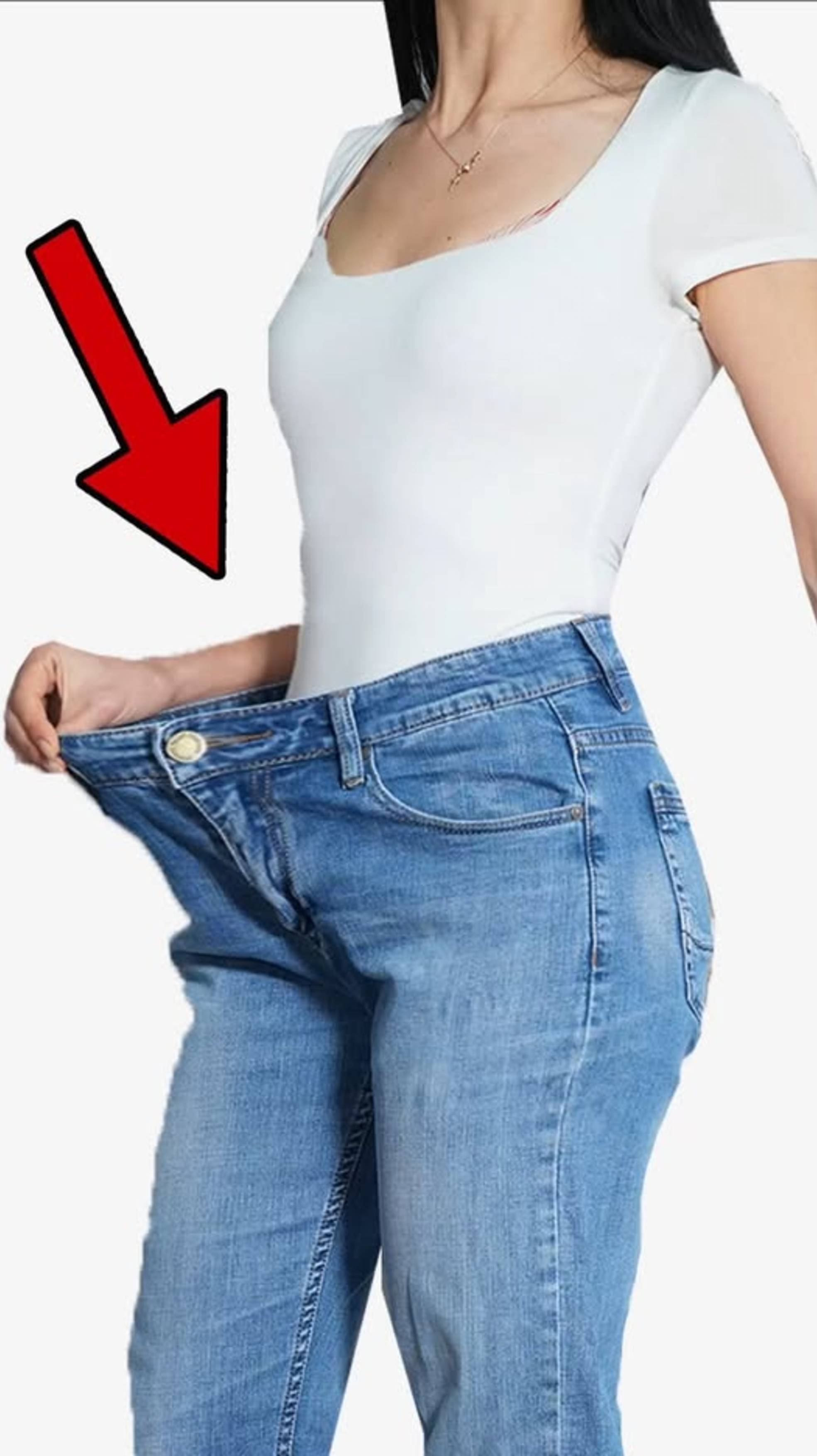 Совет по уменьшению размера джинсов🧵✂️