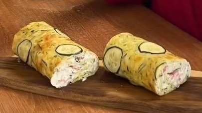РУЛЕТ из кабачков...🌯😋    Рецепт в описании ✍️
