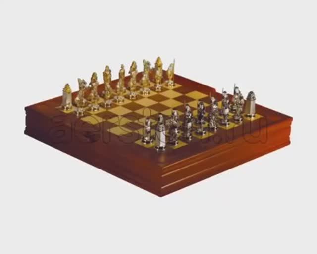 Шахматы из серебра ВОСТОК ♟️