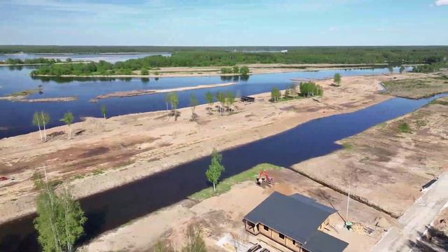 Ход строительства Volga Village, июнь