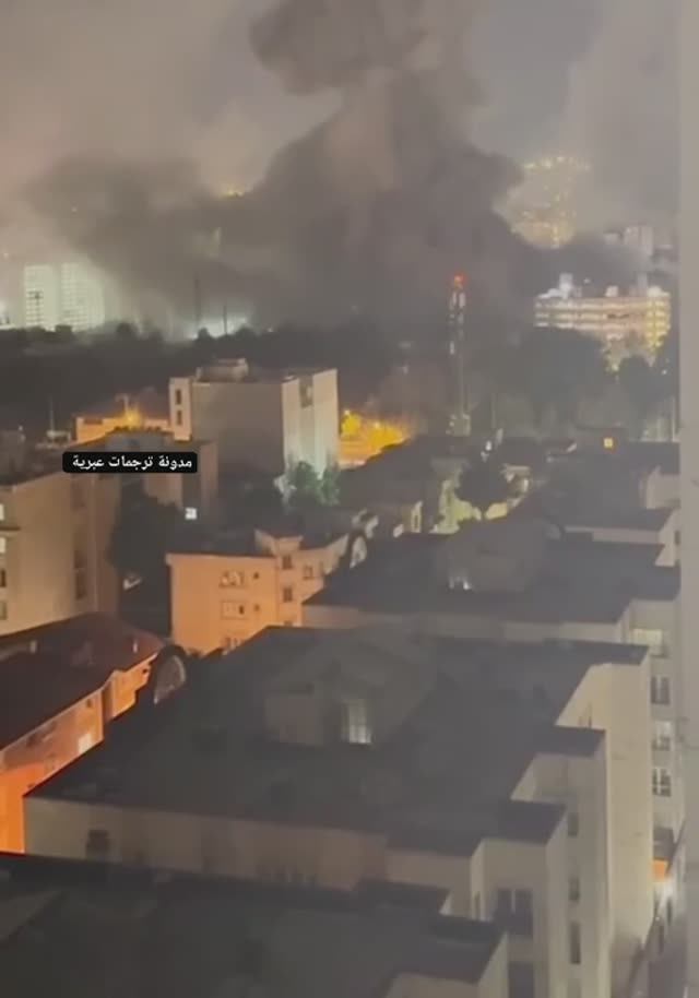 Удар по одному из медийных центров Тегерана !!!