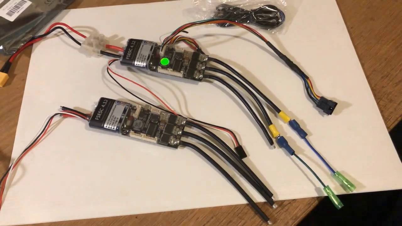 Радиоуправляемый автомобиль 1 - FLIPSKY VESC + моторы от гироскутера + ARDUINO