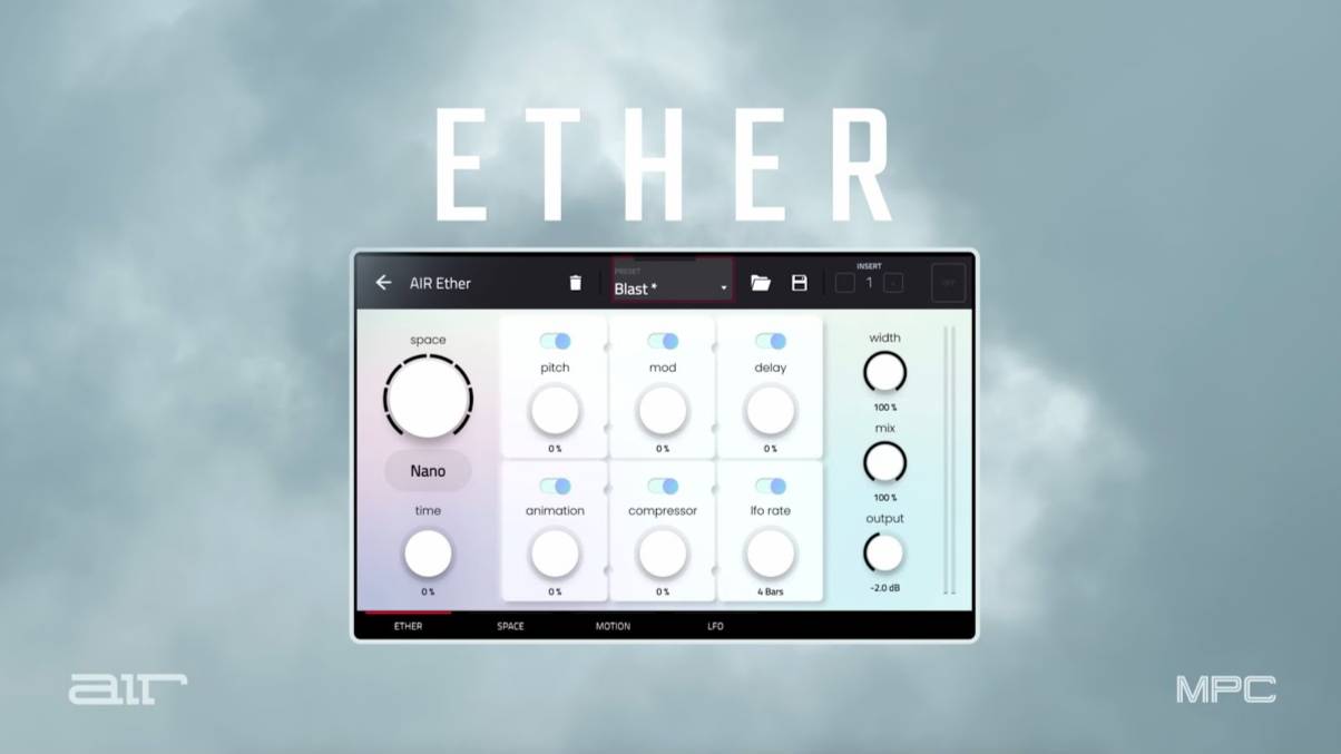 AIR Ether: Reverb Like No Other | Multi-FX Plugin for AKAI MPC