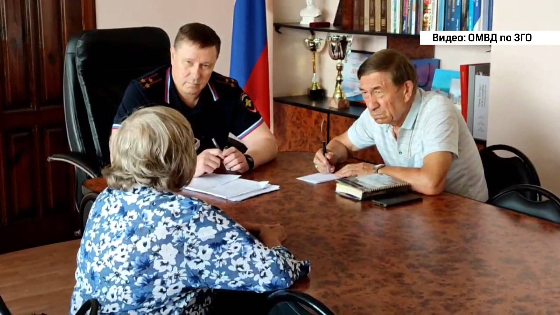 Начальник Отдела МВД провёл приём граждан