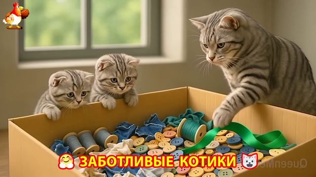Заботливые котики спешат на помощь (86)
