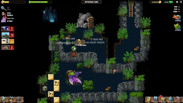 Бездонные Пещеры - Bottomless Caves | Центр Земли: Переиздание #4 (PC) | Diggy's Adventure