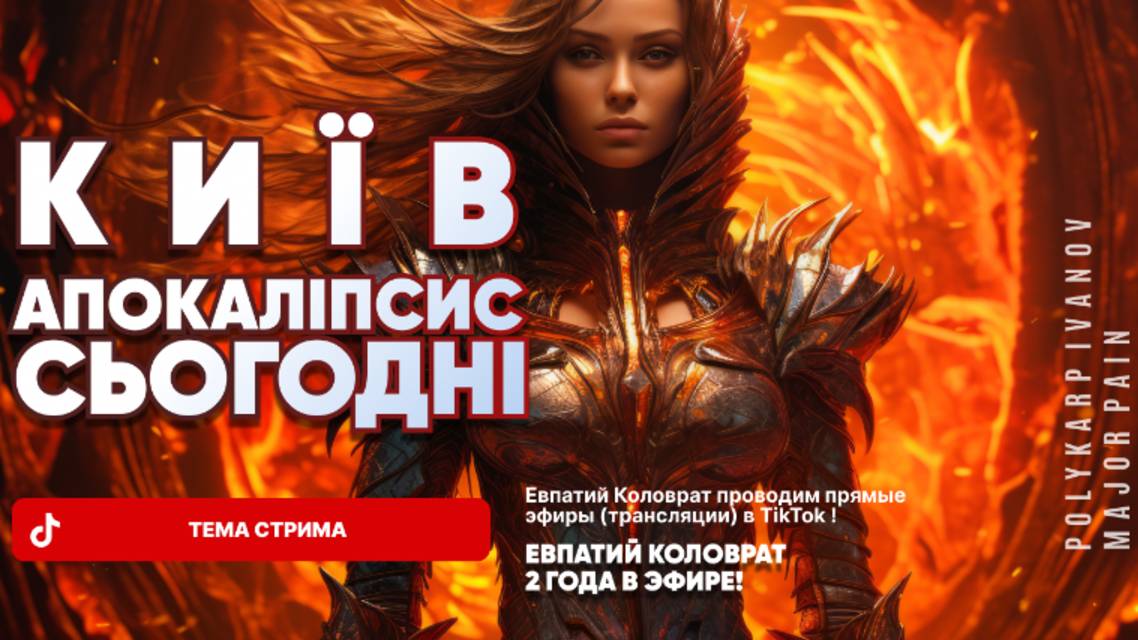 ЕВПАТИЙ КОЛОВРАТ В ПРЯМОМ ЭФИРЕ  ТЕМА СТРИМА: КИЕВ АПОКАЛИПСИС  СЕГОДНЯ !