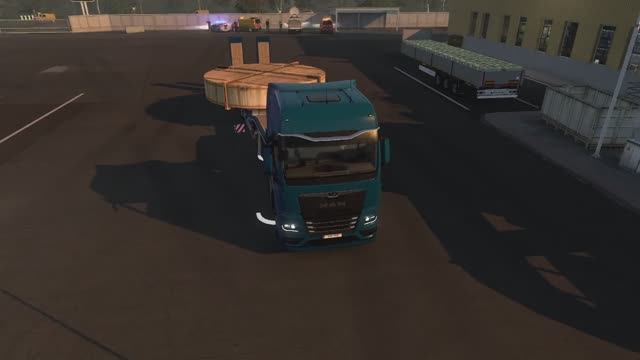 Euro truck simulator 2 негабаритный груз