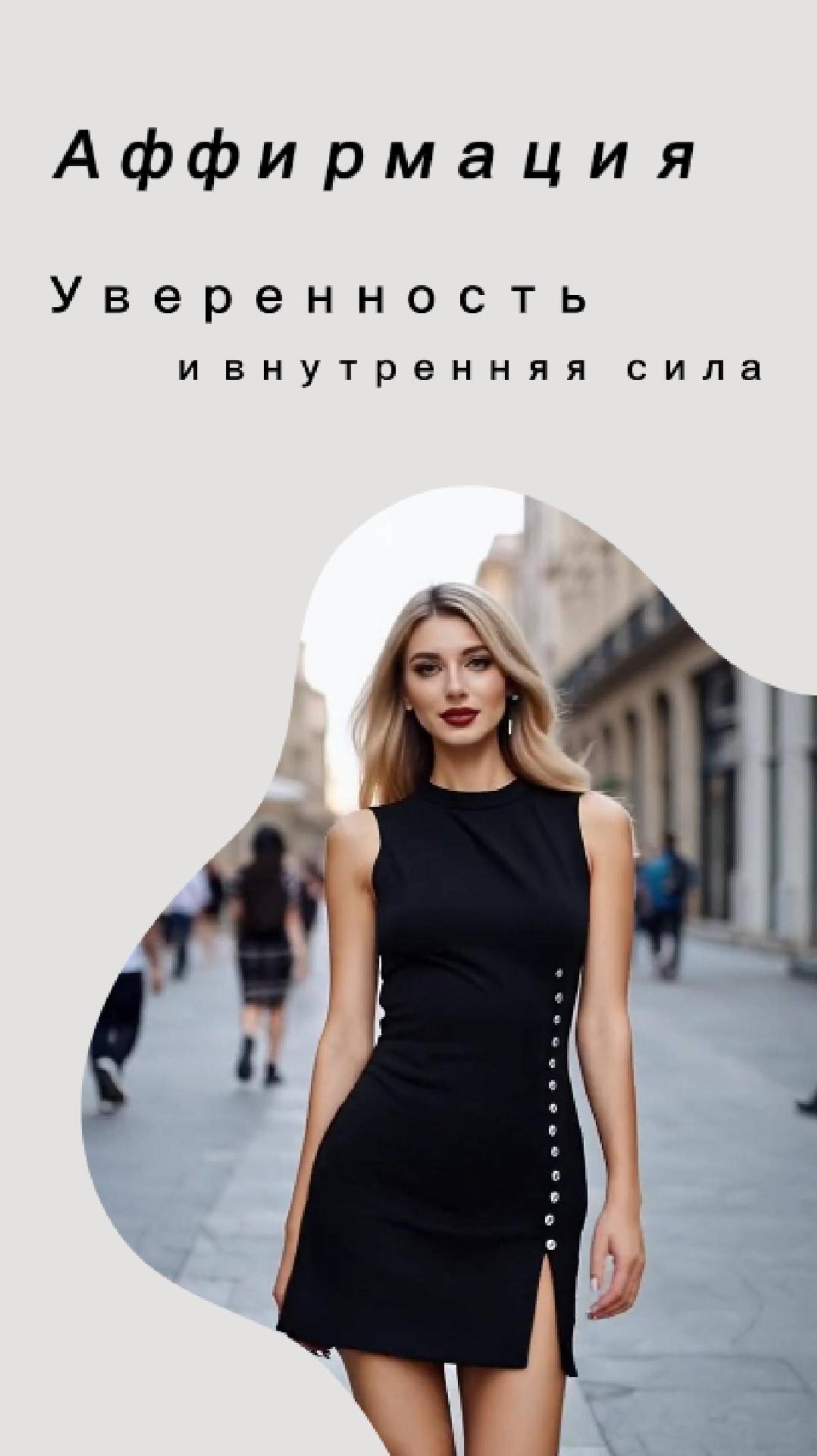 Аффирмация. Уверенность и внутренняя сила