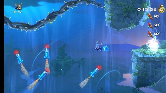 Rayman Legends. 28. Этап Когда у жаб вырастают крылья. Забег