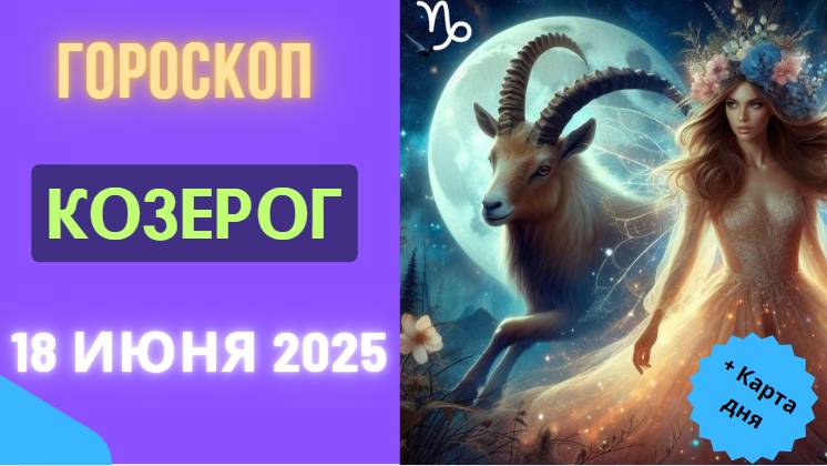 ♑ ГОРСКОП НА СЕГОДНЯ 18 ИЮНЯ ДЛЯ КОЗЕРОГОВ — ДЕНЬ ВНУТРЕННЕЙ СИЛЫ И УВЕРЕННОСТИ