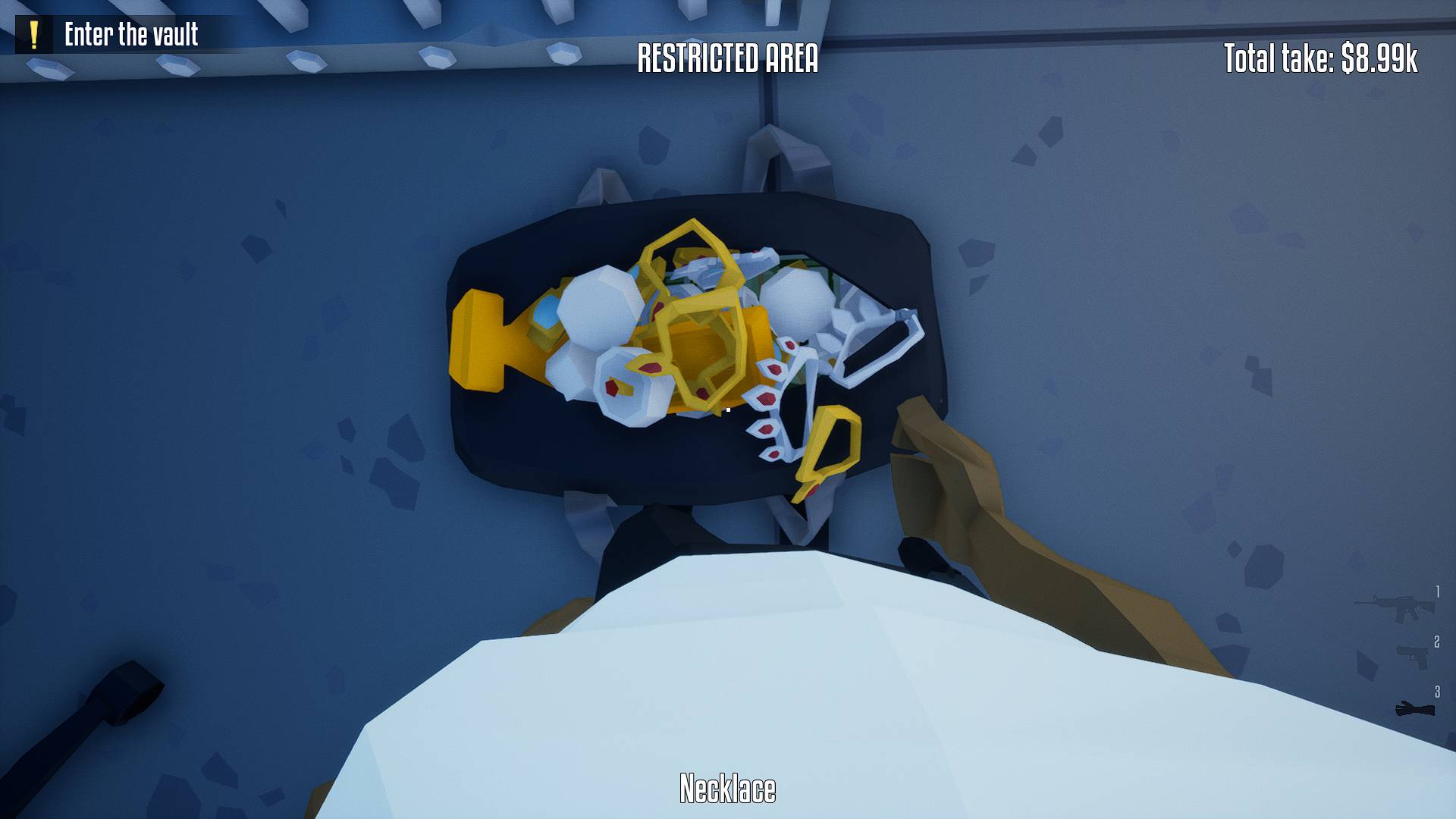 *Начал проходить One-armed-robber заново*