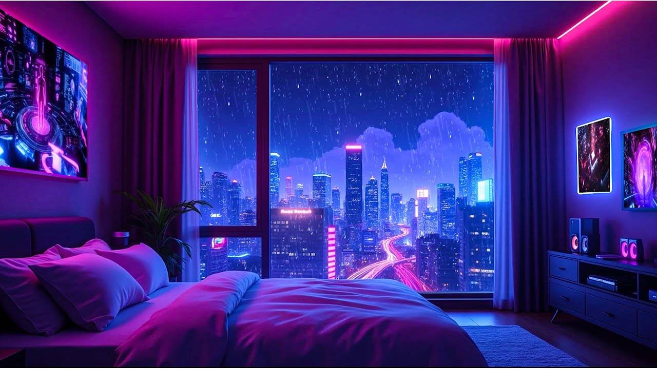 1980s Lofi Hip Hop Beats 🎶 Study & Chillhop Rain Music ☔️ Lofi Rain Playlist