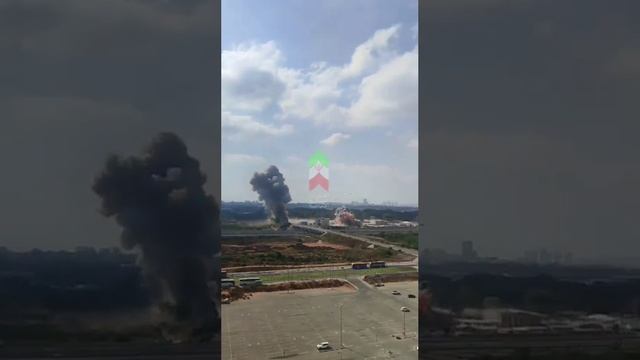 Как минимум 4 прилета иранских ракет в районе израильского военного лагеря Глилот !!!