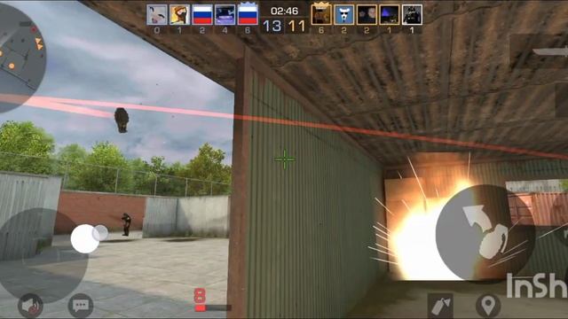 Играю в бой на гранатах.