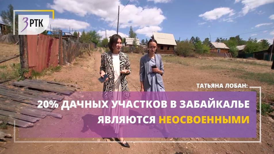 20% дачных участков в Забайкалье являются неосвоенными