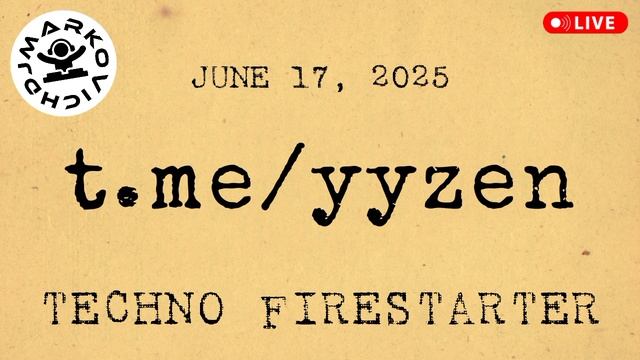 YY ZEN - DJ MARKOVICH - TECHNO FIRESTARTER