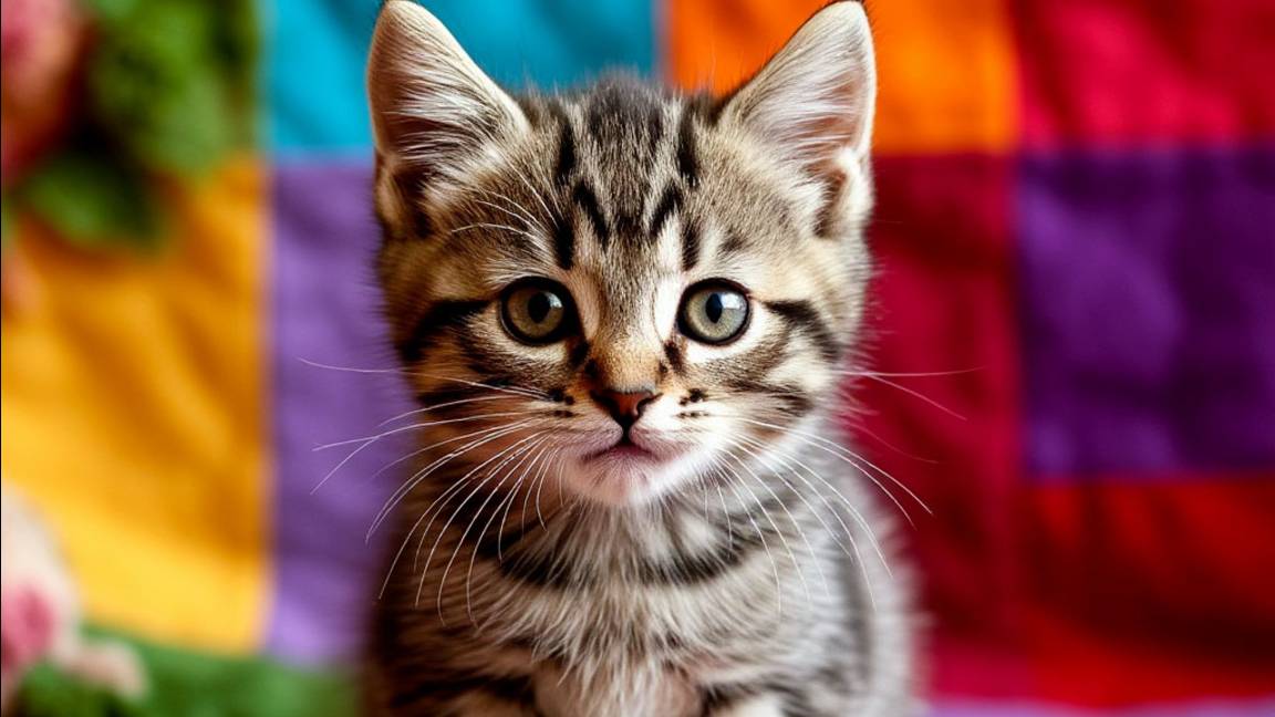 Шустрый котёнок-ассистент: как хвостатый помощник ускоряет шитьё! 😸🧵