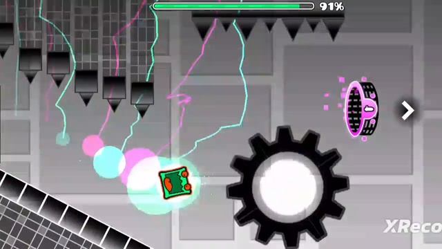 Обзор на мои уровни в Geometry dash