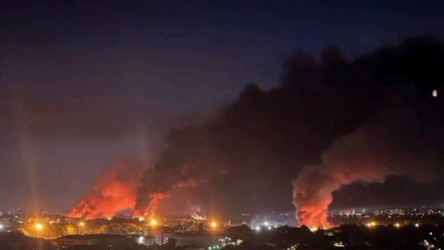 ‼️🇺🇦🔥 КИЕВ Всё в огне: Новая волна ракет и дронов атаковала киевский аэропорт «Жуляны»