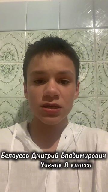 видеовизитка участника Белоусов Д.В.