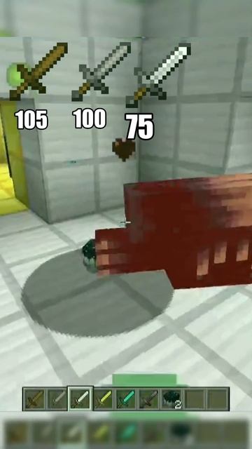 СКОЛЬКО УДАРОВ НУЖНО КАЖДОМУ МЕЧУ ЧТОБЫ ПОБЕДИТЬ ВАРДЕНА #майнкрафт #minecraft #warden #варден #майн