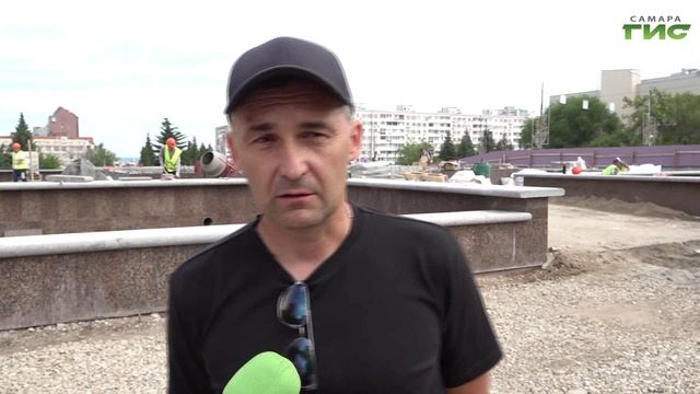 Капремонт фонтана на площади Героев 21-й Армии в Самаре: ход работ проверил глава города