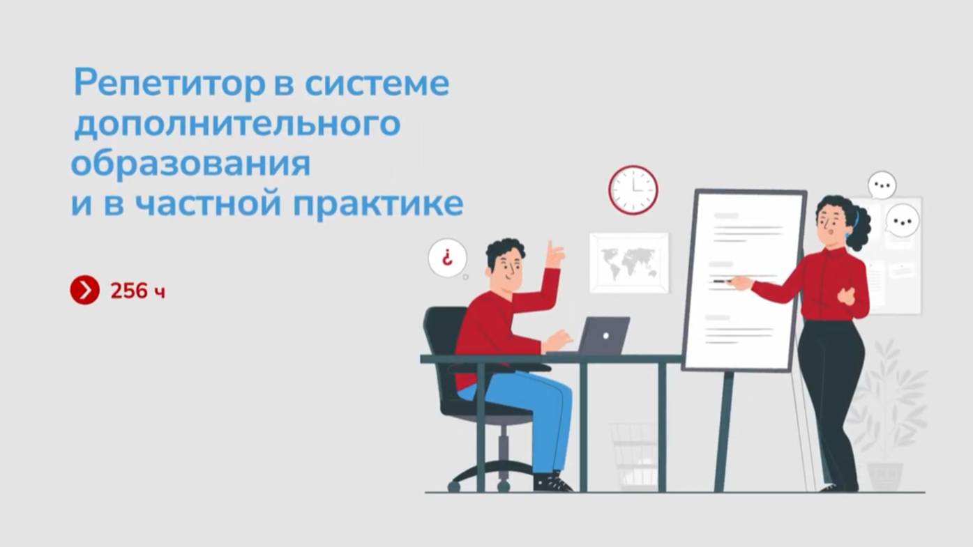 Репетитор в системе дополнительного образования и в частной практике (256ч)