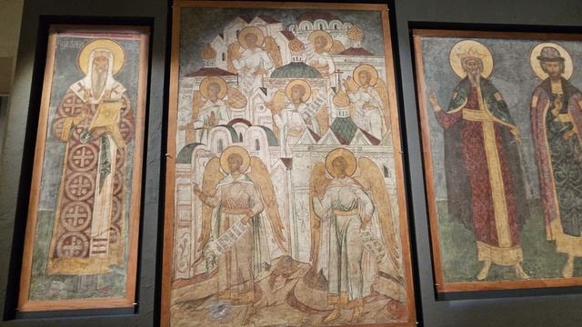 «Калязин. Фрески затопленного монастыря»—экспозиция Музея архитектуры (аудио Рахманинов — Тебе поем)