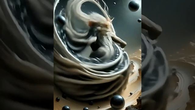 Sand funnel #art#aiart#digitalart #animation#horror#scary#midjourney#surreal#midjourneyart#neuroart