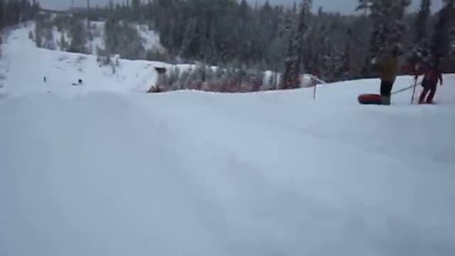 Верховка,спуск с горы.
