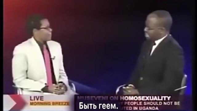 Обычная ТВ передача в Уганде