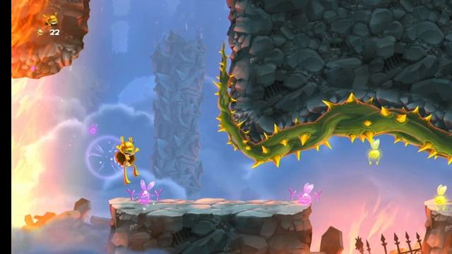 Rayman Legends. 40. Этап Улепетывай, если хочешь жить
