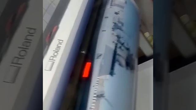 Процесс широкоформатной печати