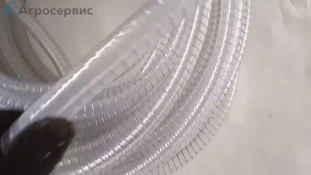 Шланг пищевой D-21,5х5 из ПВХ с металлической оплеткой