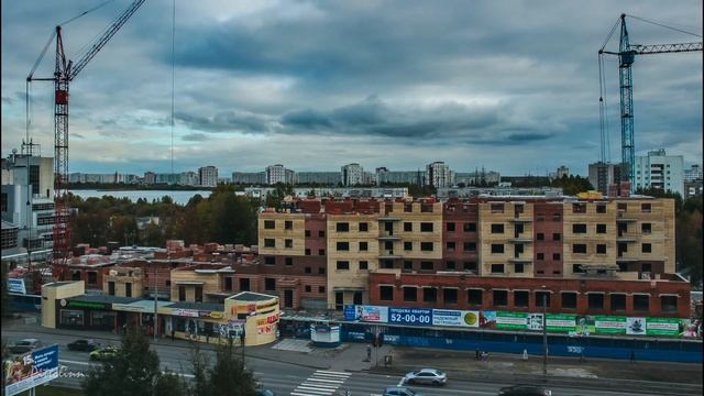 Строительство дома,продолжение таймлапс 14 09 16 Северодвинск