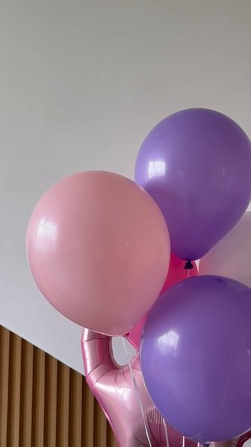 Букет из латексных и фольгированных шаров