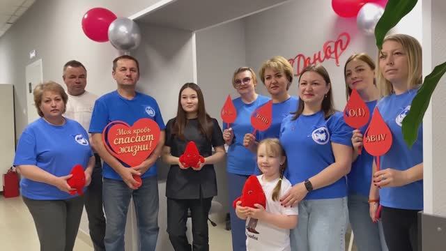 Белоярцы приняли участие в акции "Моя кровь спасает жизни"