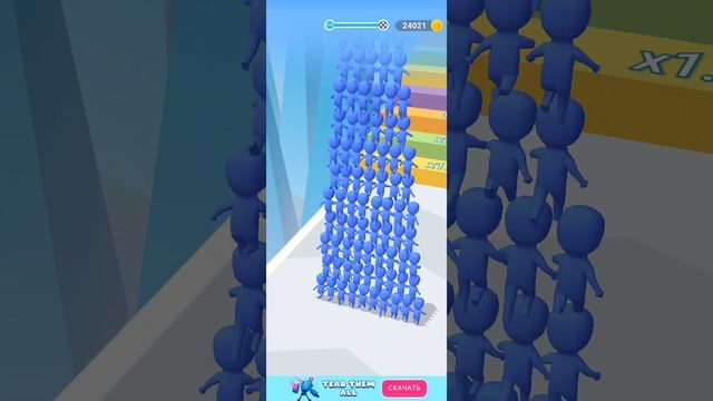 Count Masters 3d человечки Бегающие через препятствия крутые стикмен-человечки. Офлайн игры-бегалки.