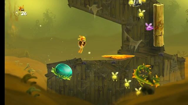 Rayman Legends. 65. Этап Вверх, еще раз вверх и прочь!