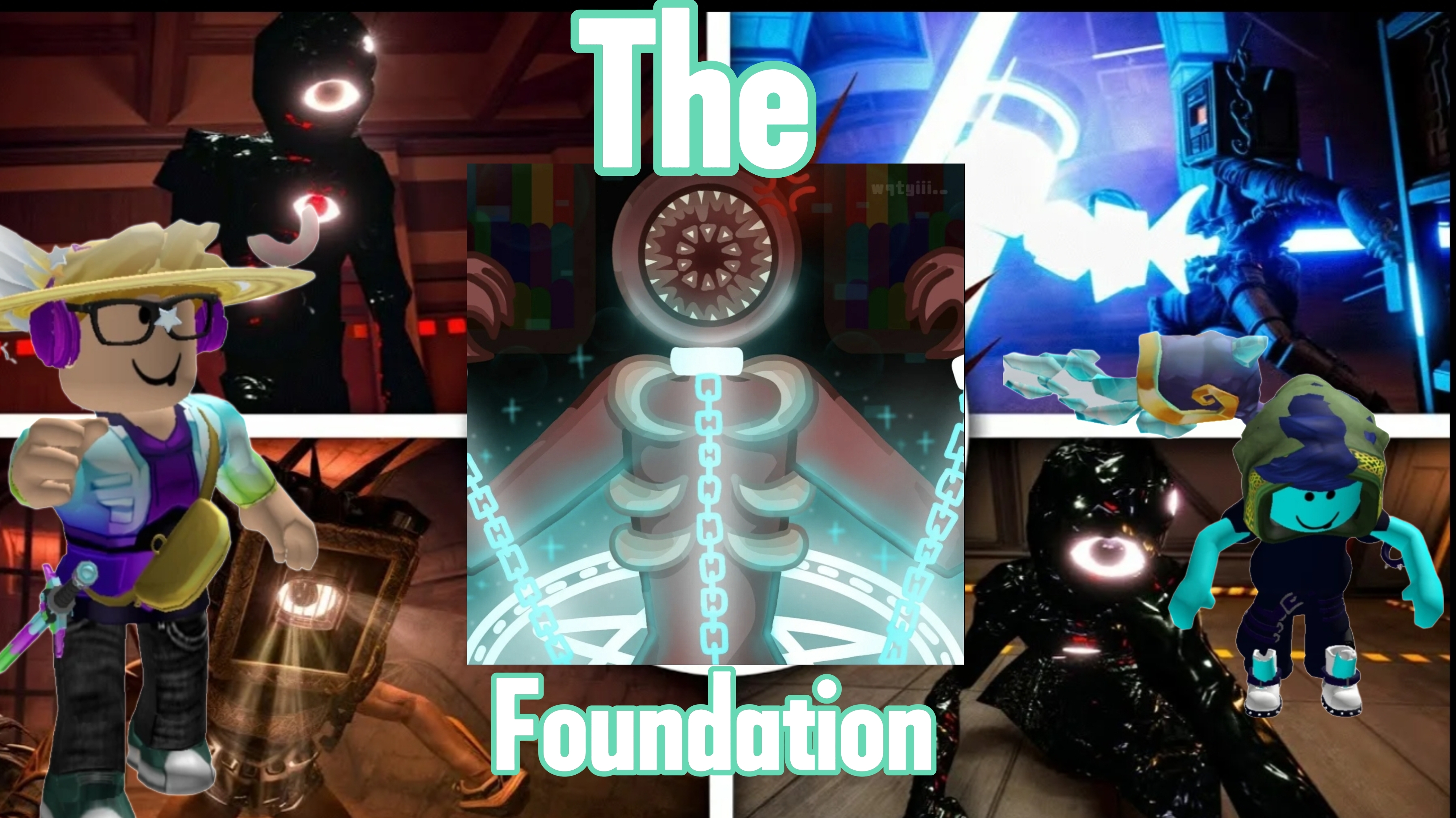 прохождение The Foundation с "Figura24K"/Sakurka_Sakurarim_Figura24K|Roblox|