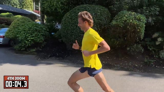Craig Engels 4 Races Pacing Workout