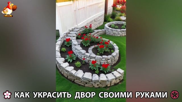Как украсить двор дома фото идеи (630) 🏡 для дачи и сада своими руками 🌷🪻🌺💮