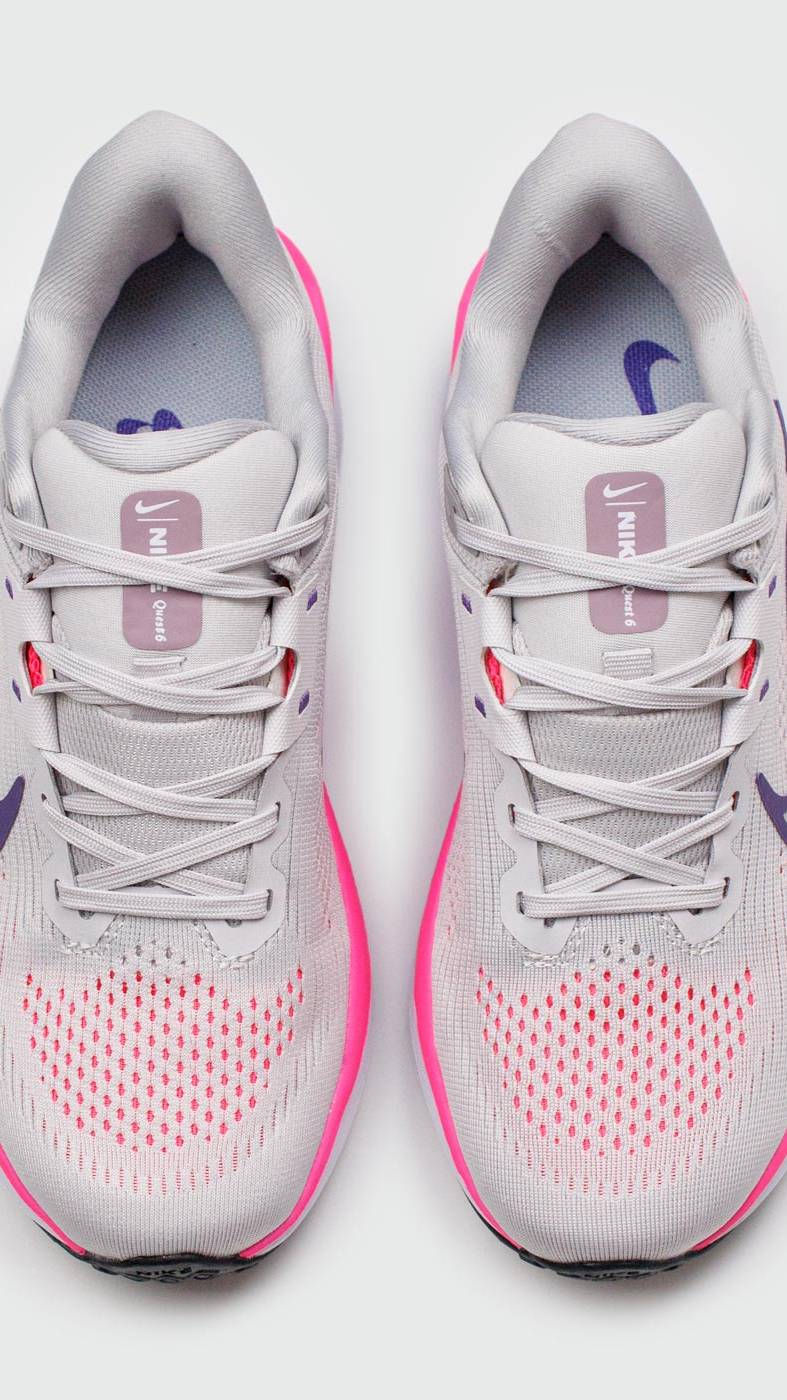 Кроссовки Nike Quest 6 Grey Pink White Wmns