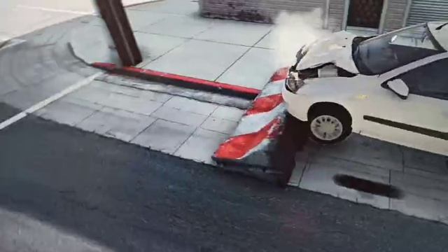 Авария на реальных событиях ВАЗ 2190 и Авто из бимаджи драйв