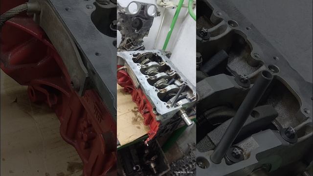 Сборка мотора Opel Corsa D A12XER продолжение.mp4
