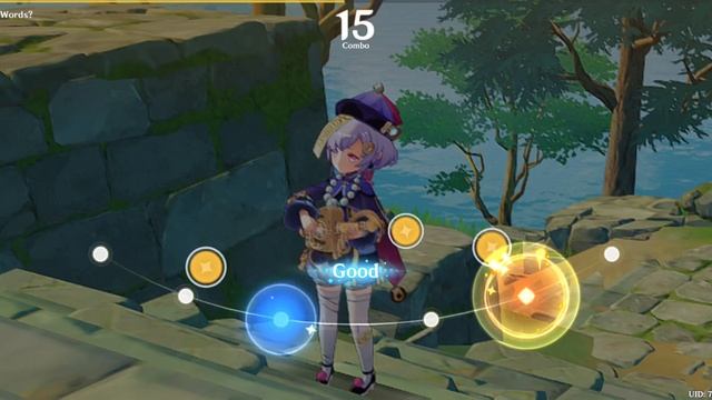 играю песню из геншина на шести звёздах