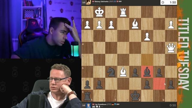 ГЁРИНГА ВПИШЕМ! // IM МАТВЕЙ ГАЛЬЧЕНКО vs  GM ЯН ГУСТАФССОН #chess #шахматы